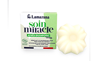LAMAZUNA - soin miracle - après-shampoing solide démêlant 74 ml
